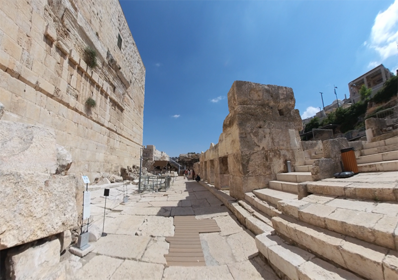 Western Wall virtual tour – Davidson Center and Tunnels 360° experience by The Third Product