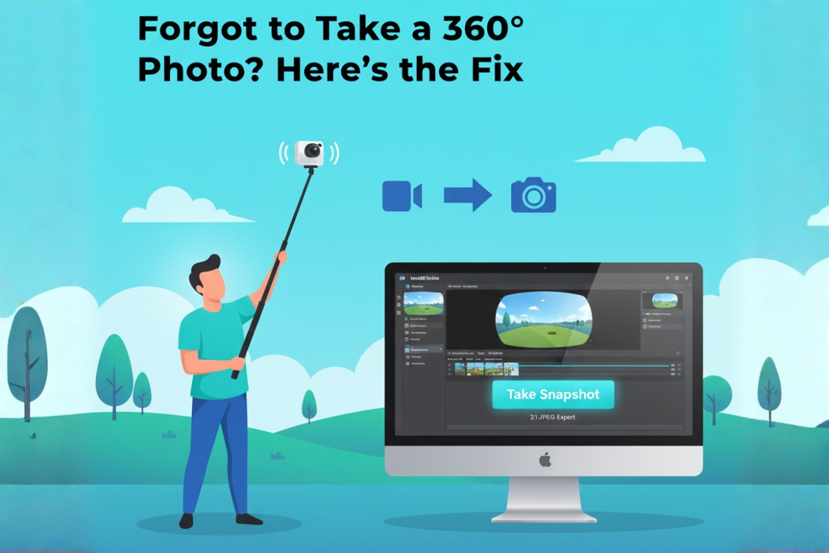 how to extract 360 photo from video in Insta360 Studio
