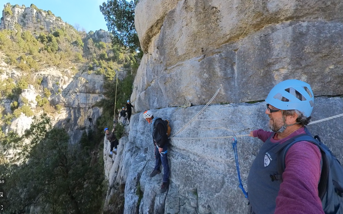 Via Ferrata du Verdon – 360° Virtual Tour with zipline, rappel, and Tarzan jump